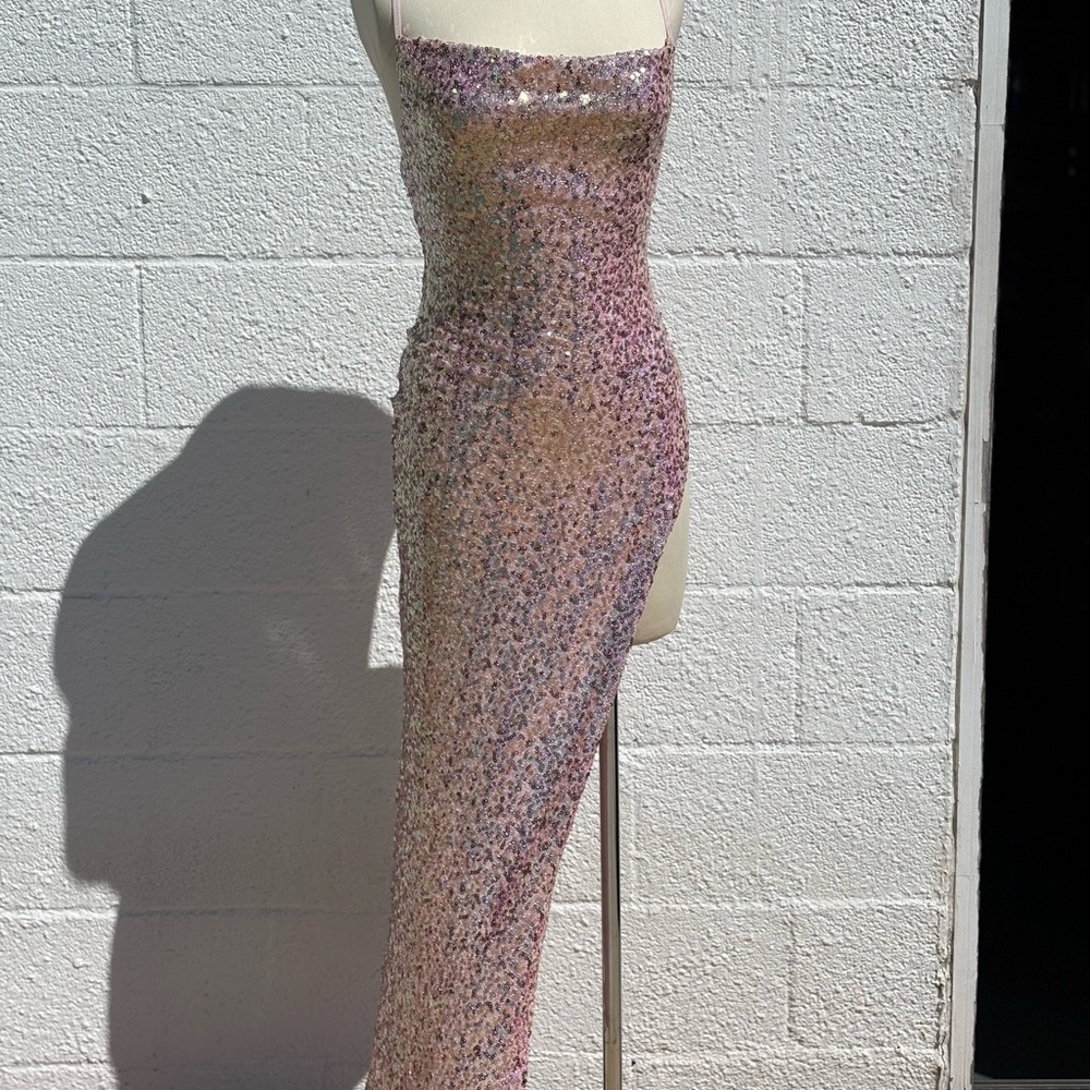 Elegant Sequin Evening Dress